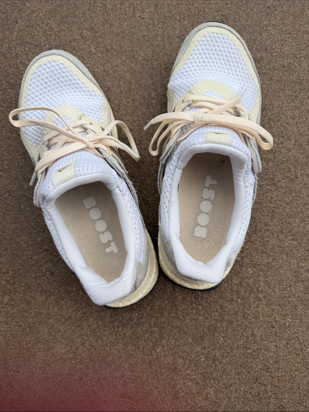 adidas Women's White & Cream Athletic Sneakers